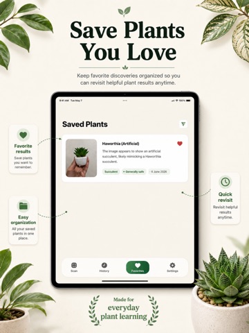 Plant Identifier: PlantSnap iPad screenshot