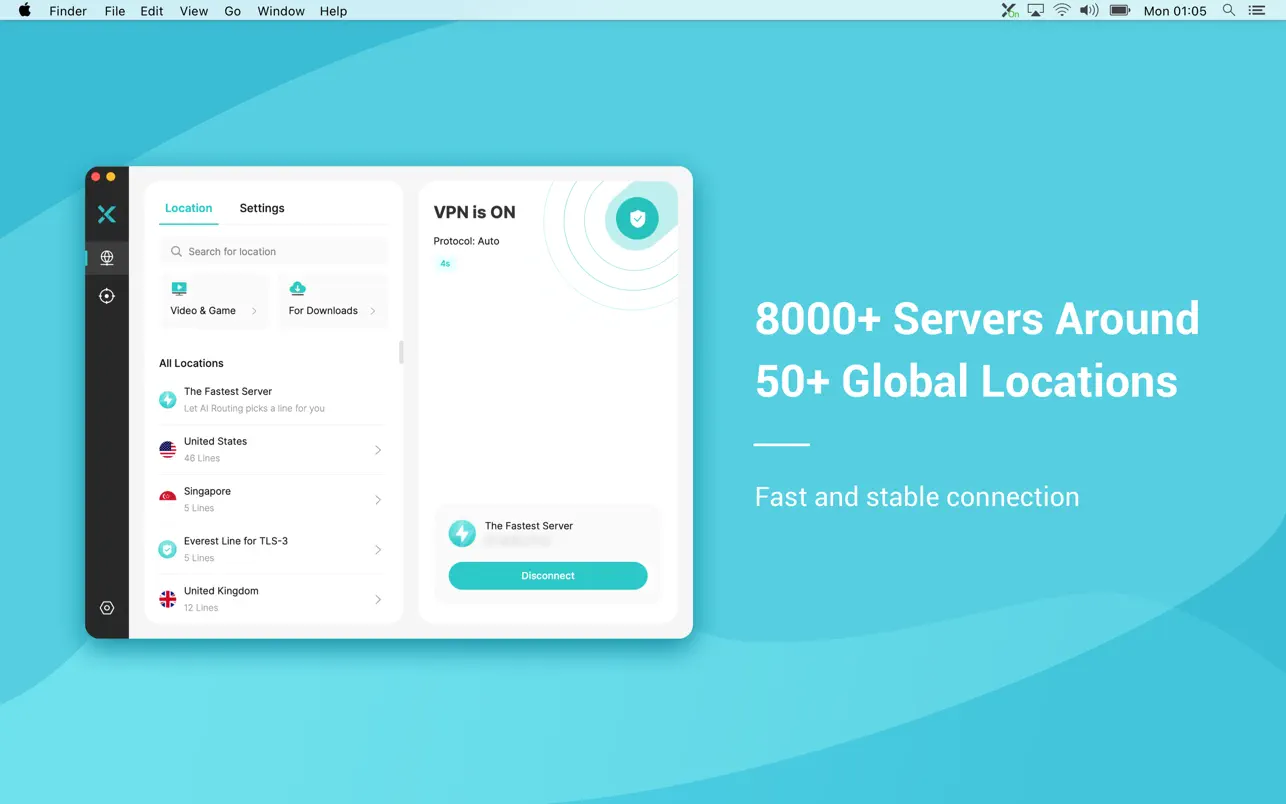 Screenshot #2 pour X-VPN - Secure VPN Proxy