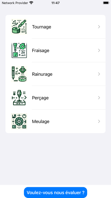Screenshot #1 pour Taux de Retrait de Matériau