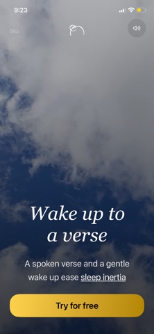 Rise in Grace: Bible Alarm iPhone screenshot