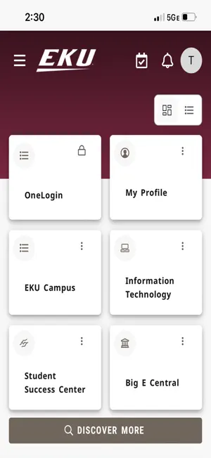 myEKU screenshot 1