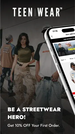 TEENWEAR - Shop Streetwear screenshot 1