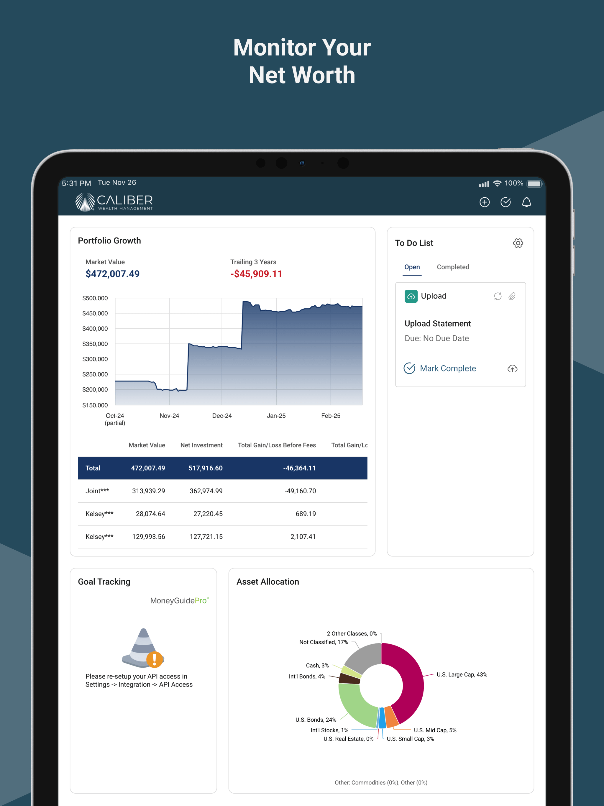 Caliber Wealth Management screenshot 7