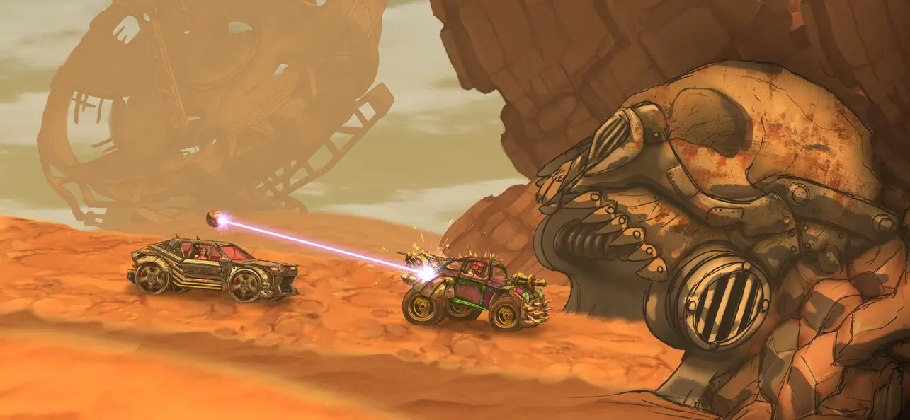 Screenshot #3 pour Road Warrior: Nitro Car Battle