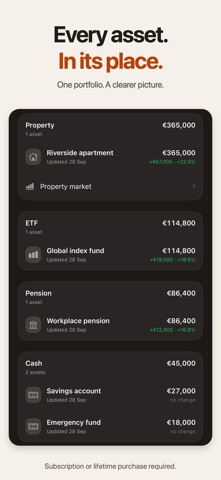 WealthMap - Net Worth Tracker Screenshot 4 of 7