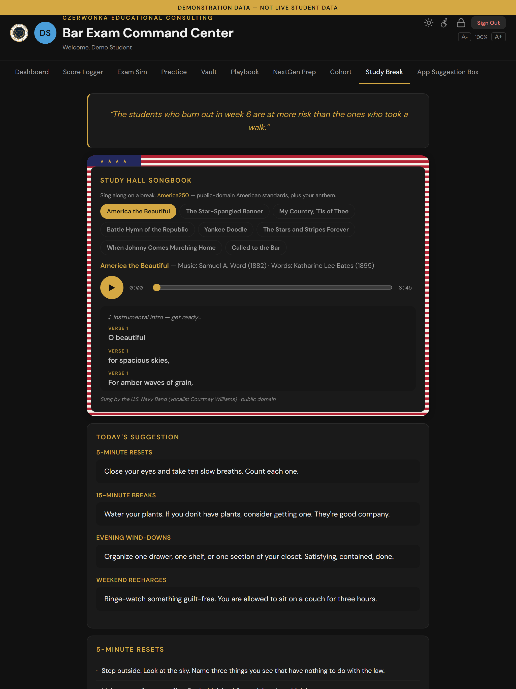 Bar Exam Command Center screenshot 12