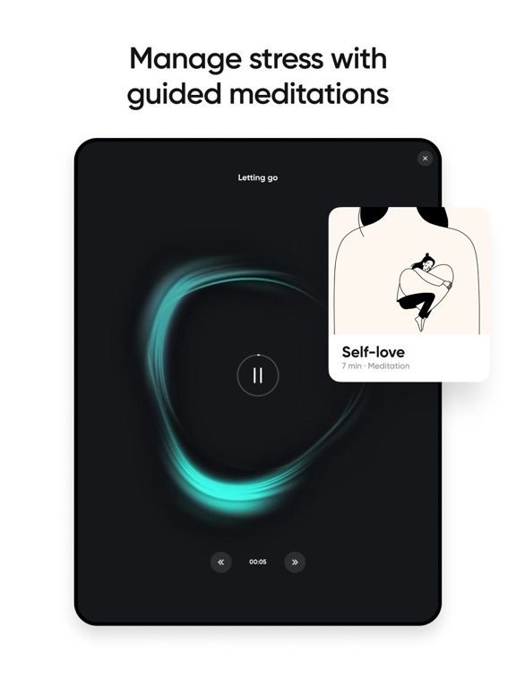 meOrigin: daily wellness iPad screenshot 7 - Health & Fitness app