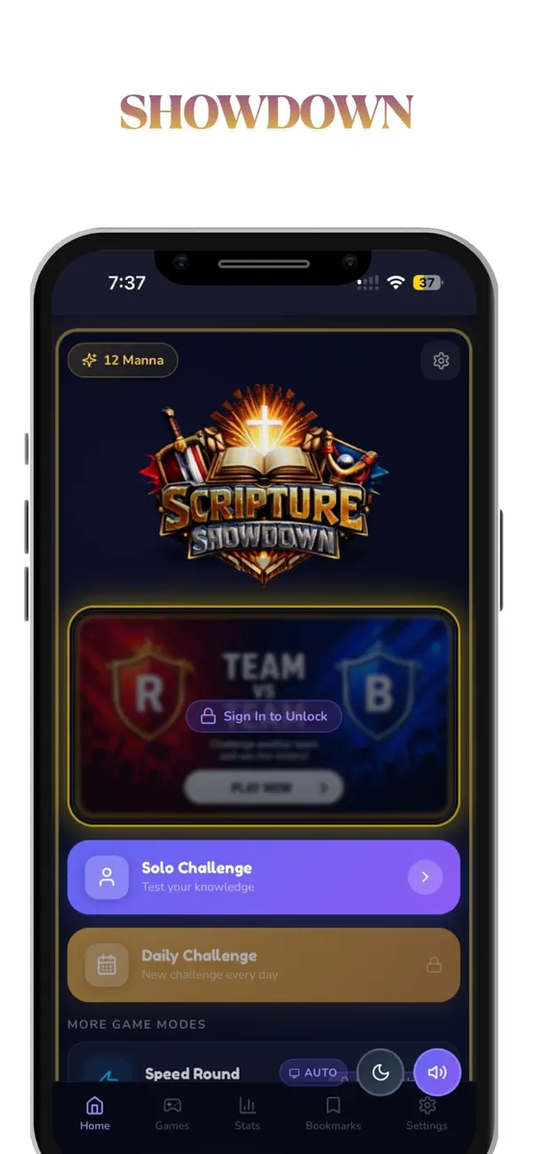 Screenshot #1 pour Scripture Showdown Trivia