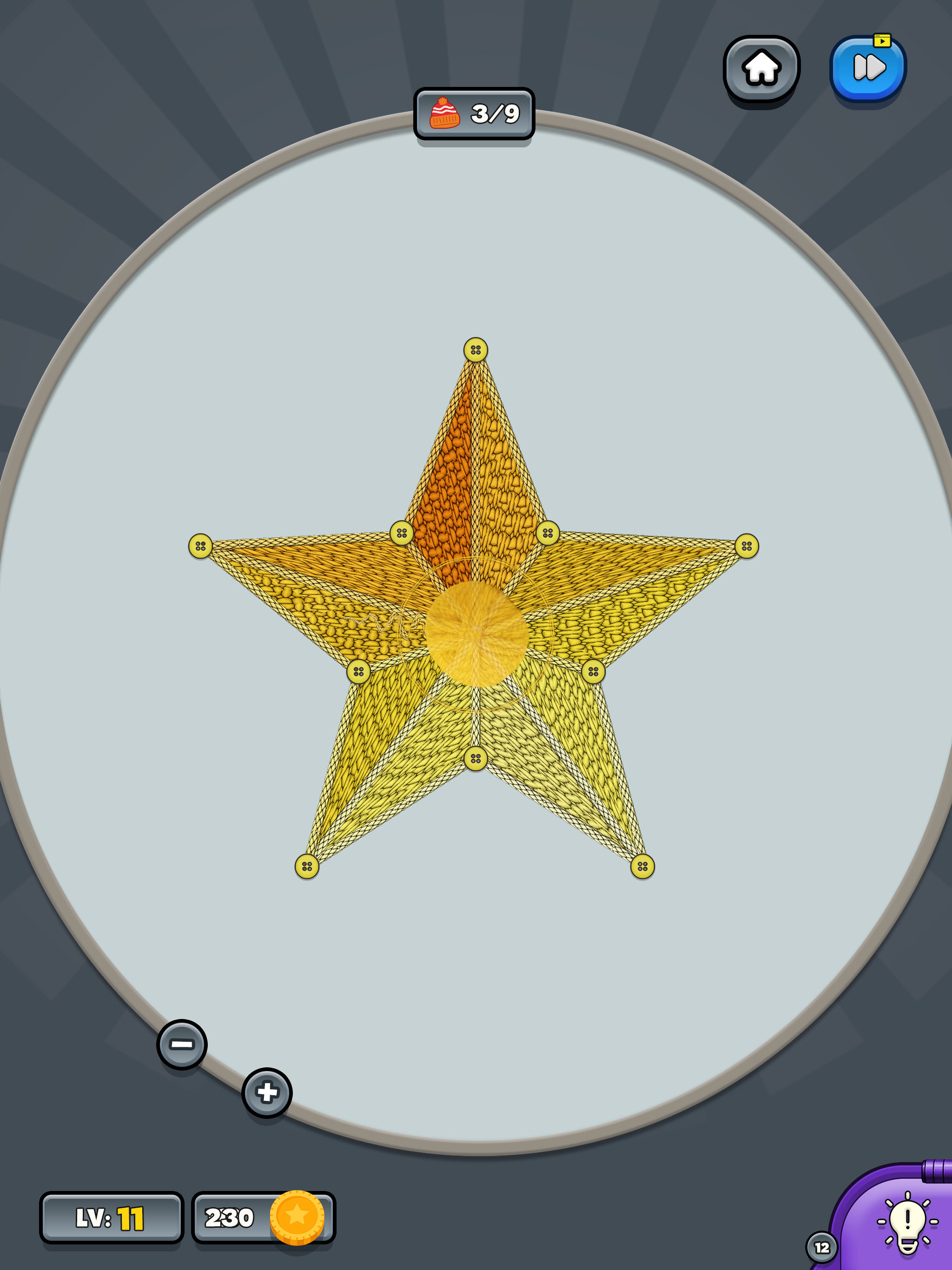 Cozy Thread Dots Puzzle Game