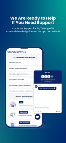 BENOsim – eSIM for Travelers screenshot