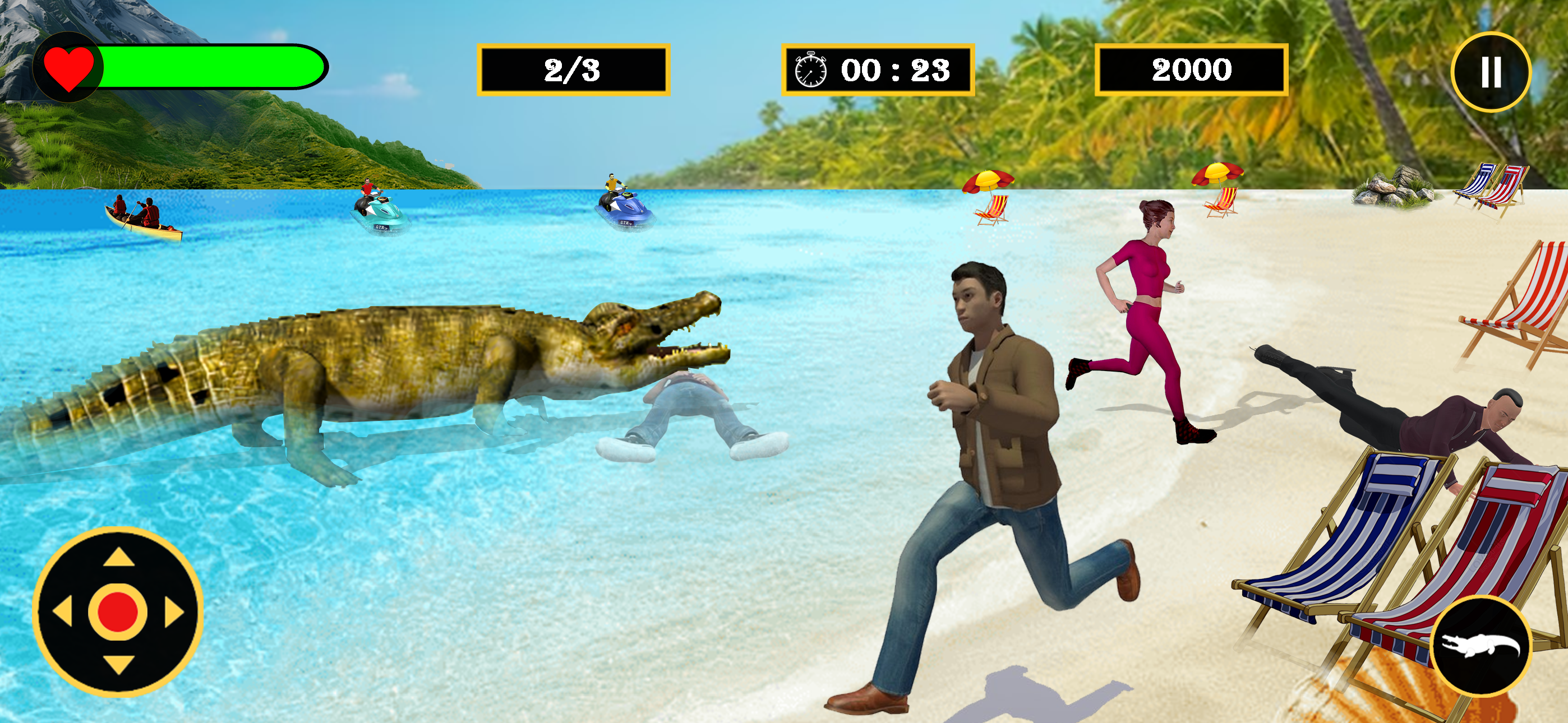 Crocodile Animal Attack Games