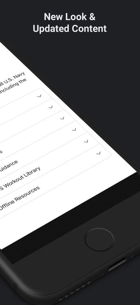 Official Navy PFA - Cet outil présente une interface moderne et un "Contenu Actualisé", intégrant une "Bibliothèque d'entraînements NOFFS" complète pour une préparation physique optimale.