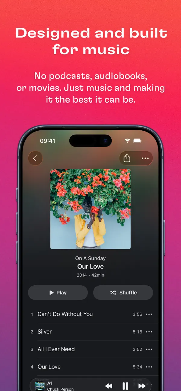 Screenshot #2 pour Doppler MP3 & FLAC Player