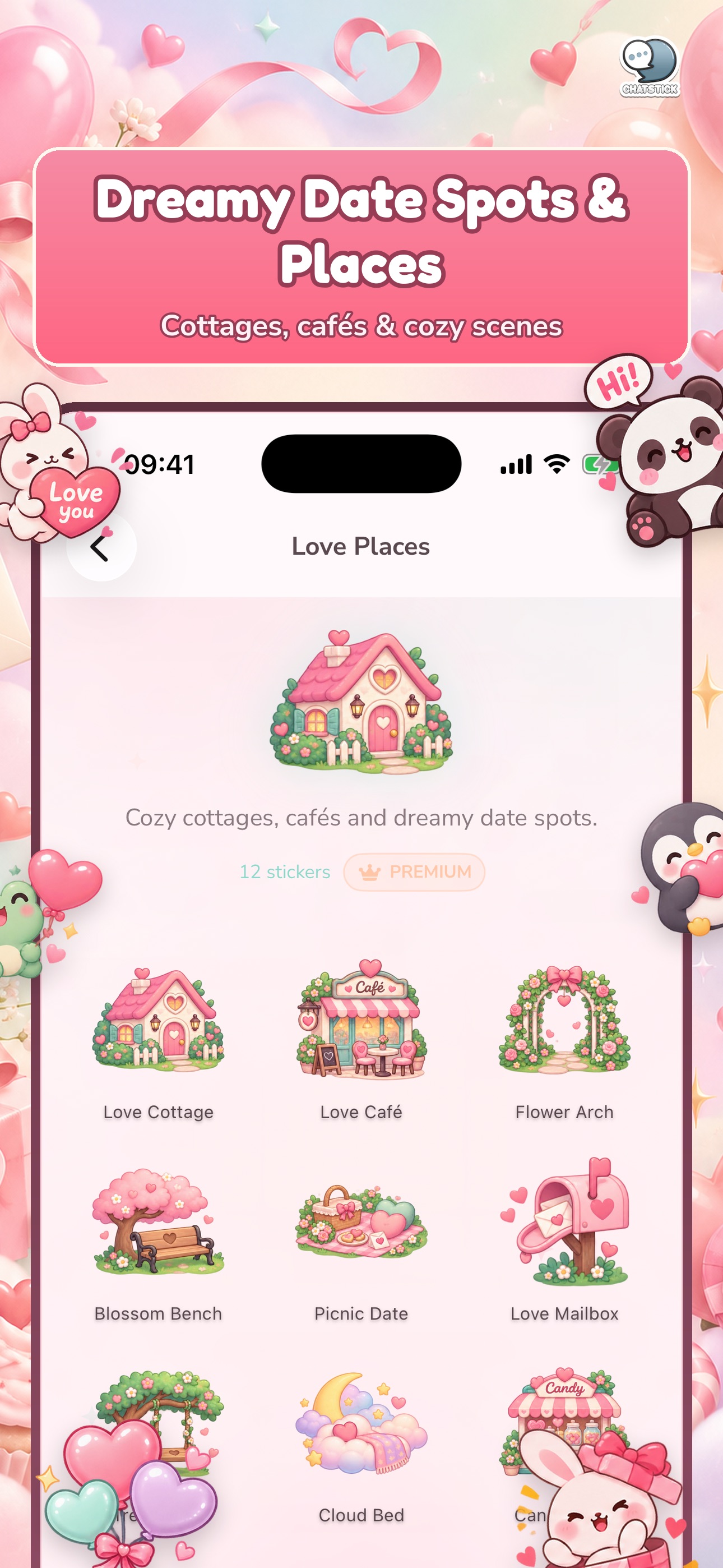Screenshot 4 of Sweet Love Stickers Emojis