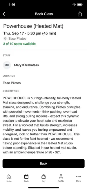 ESSE Pilates screenshot 3