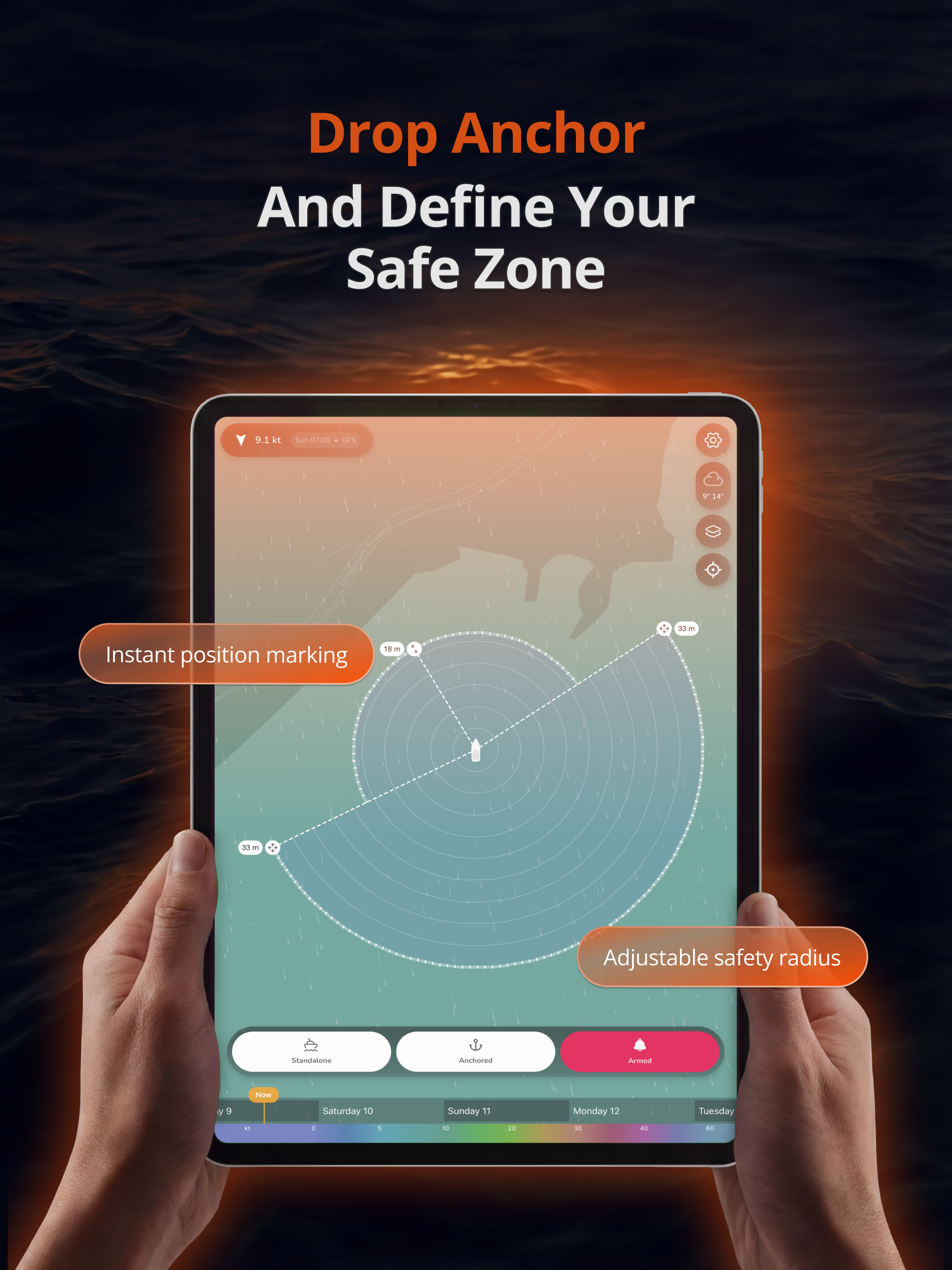 Seahorse Anchor Alarm screenshot 9