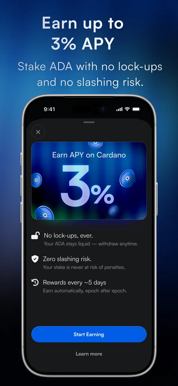 Screenshot #3 pour VESPR: Cardano Wallet