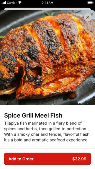 Spice & Grill Indian Kitchen iPhone screenshot 3 - Food & Drink app