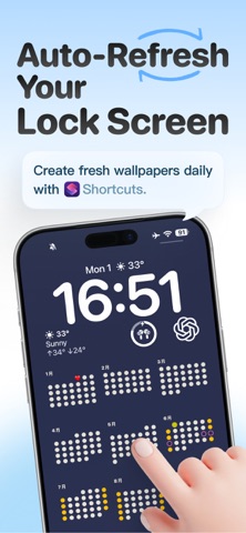 DayDots: Calendar Wallpaper Screenshot 1 of 5