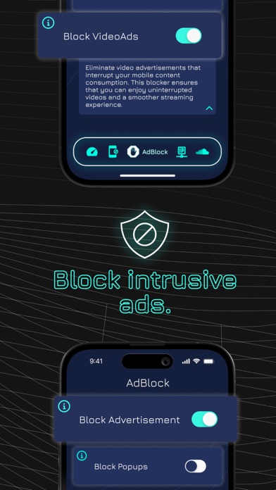 Sky Block App & Webpage Screenshot