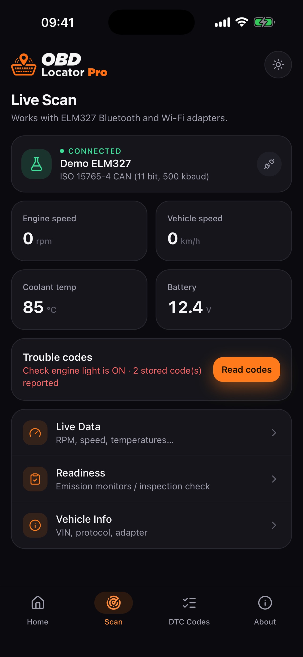 Screenshot 6 of OBD Locator Pro