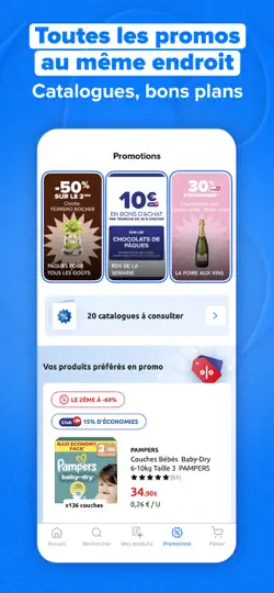 Capture d'écran de Carrefour & Sa Carte Club sur iPhone 2