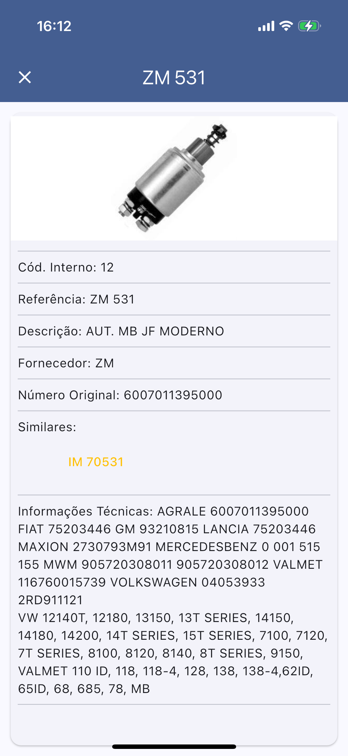 Codinor - Catálogo