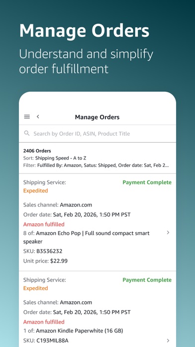 Amazon Seller Screenshot
