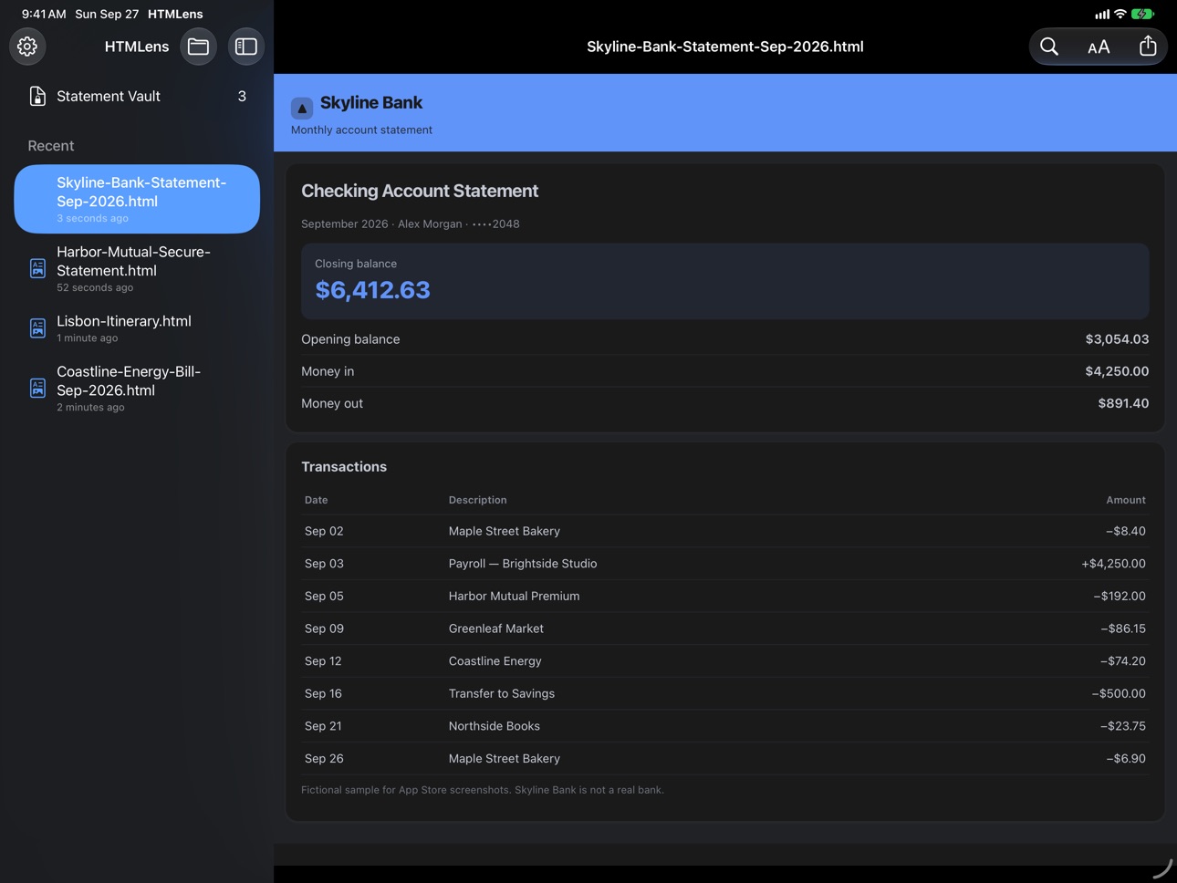 Screenshot 10 of HTMLens: HTML Viewer & PDF