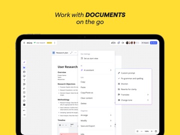 Miro: your visual workspace iPad screenshot 5