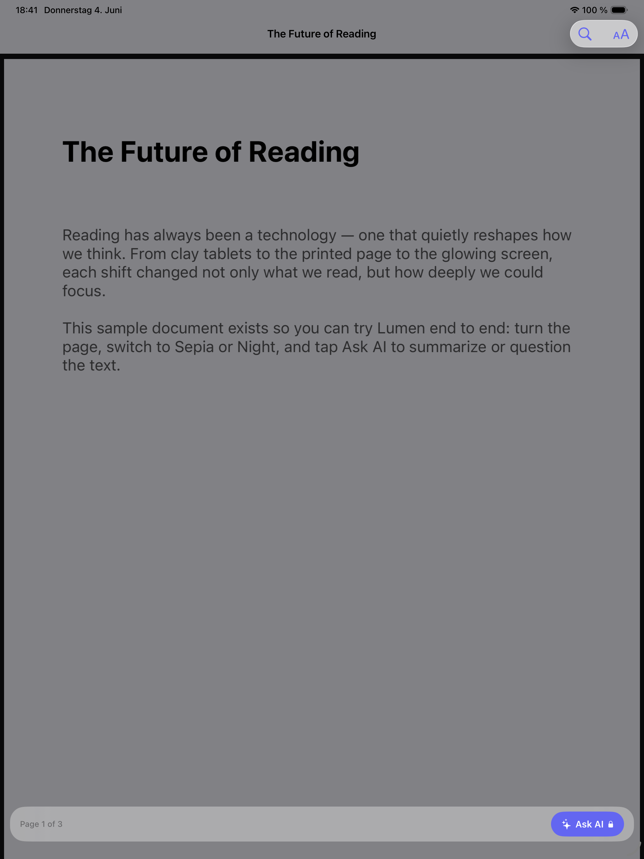 AI PDF Reader & Chat: Lumen screenshot 12