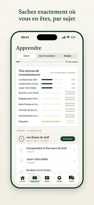 Règles de Golf: Quiz & Aide screenshot 2 of 10
