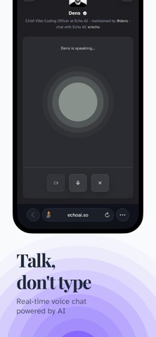 Echo AI iPhone screenshot