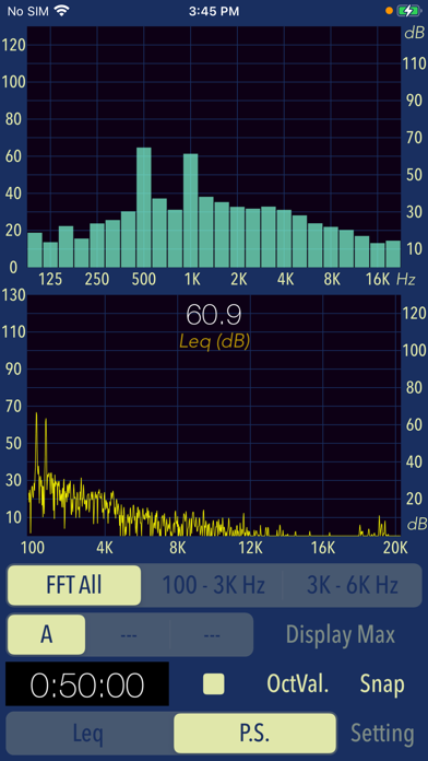 Screenshot #2 pour Sound Level Analyzer
