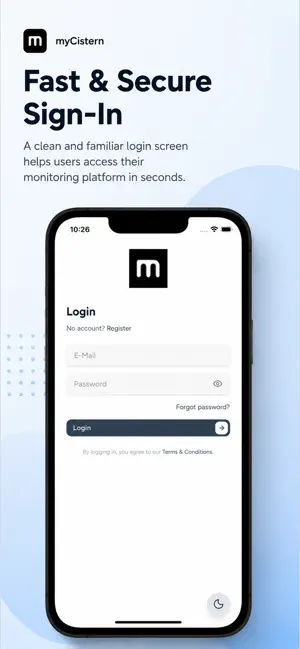 myCistern IoT screenshot 3