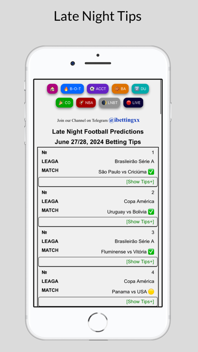 Betting Tips - Bet Prediction Screenshot