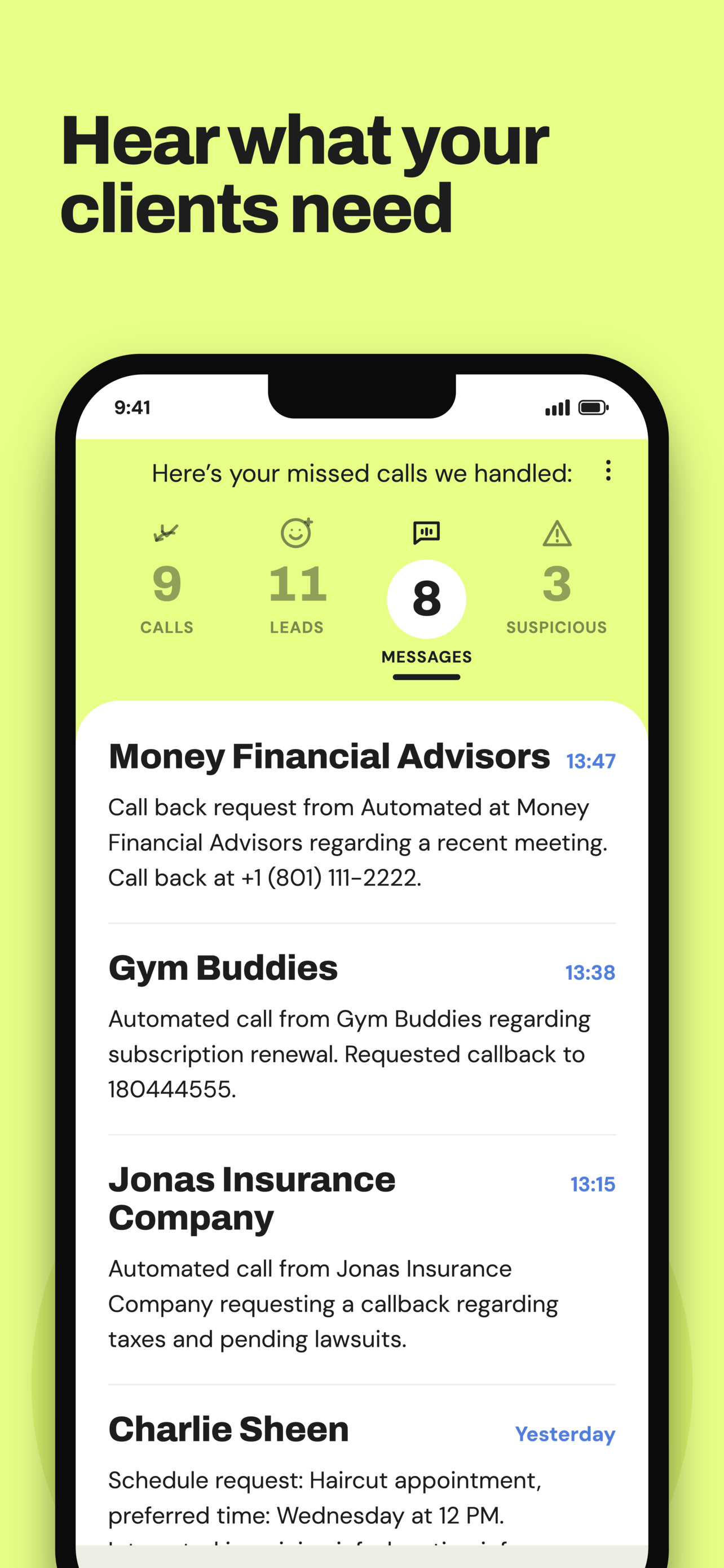 PickMyCall AI Receptionist screenshot 9