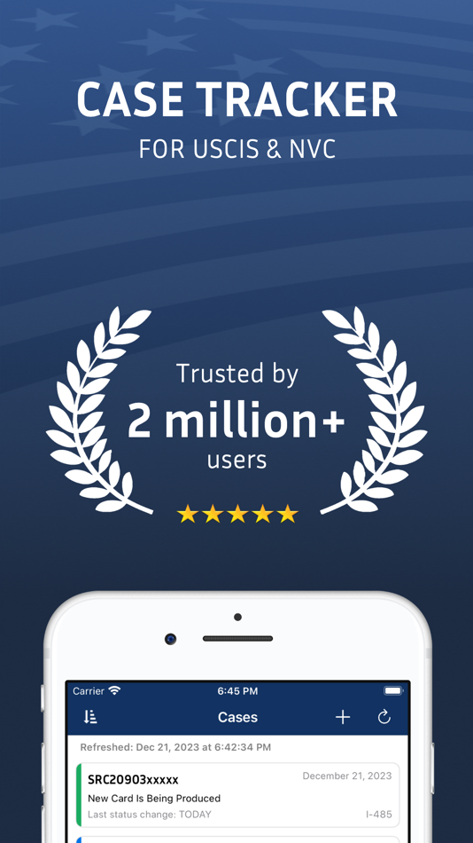#1. Case Tracker for USCIS & NVC (iOS) بواسطة: ImmiVision, LLC