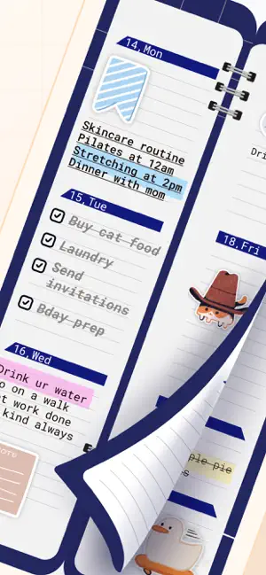 Weekly Planner: Agenda Journal screenshot 1