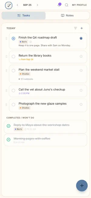 Kynso: Daily Planner & Journal screenshot 1