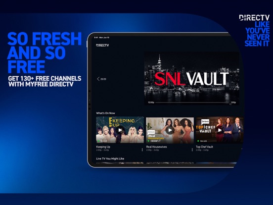 DIRECTV: Stream TV On-Demand iPad screenshot 5 - Entertainment app