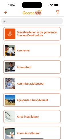 GoereeApp screenshot