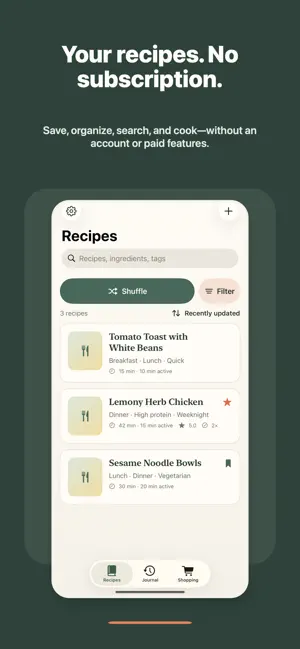 Recipes - Your Custom Cookbook screenshot 3