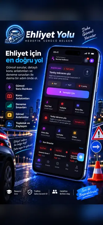 Ehliyet Yolu: Ehliyet Soruları screenshot 1