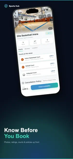 Sporty Hub – Book Sports Venue screenshot 4