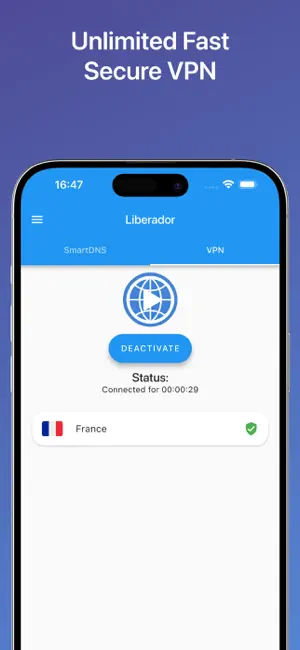 Liberador VPN: Fast & Secure screenshot 3