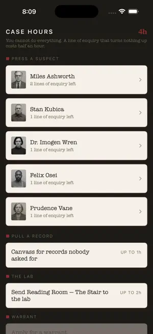 Cold Case Bureau screenshot 1