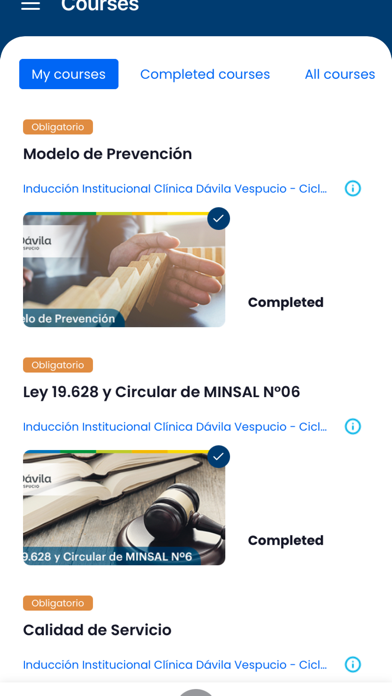 Capacitación en Salud Screenshot