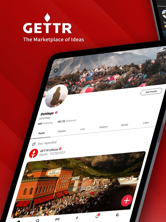 Screenshot #4 pour GETTR - A Marketplace of Ideas