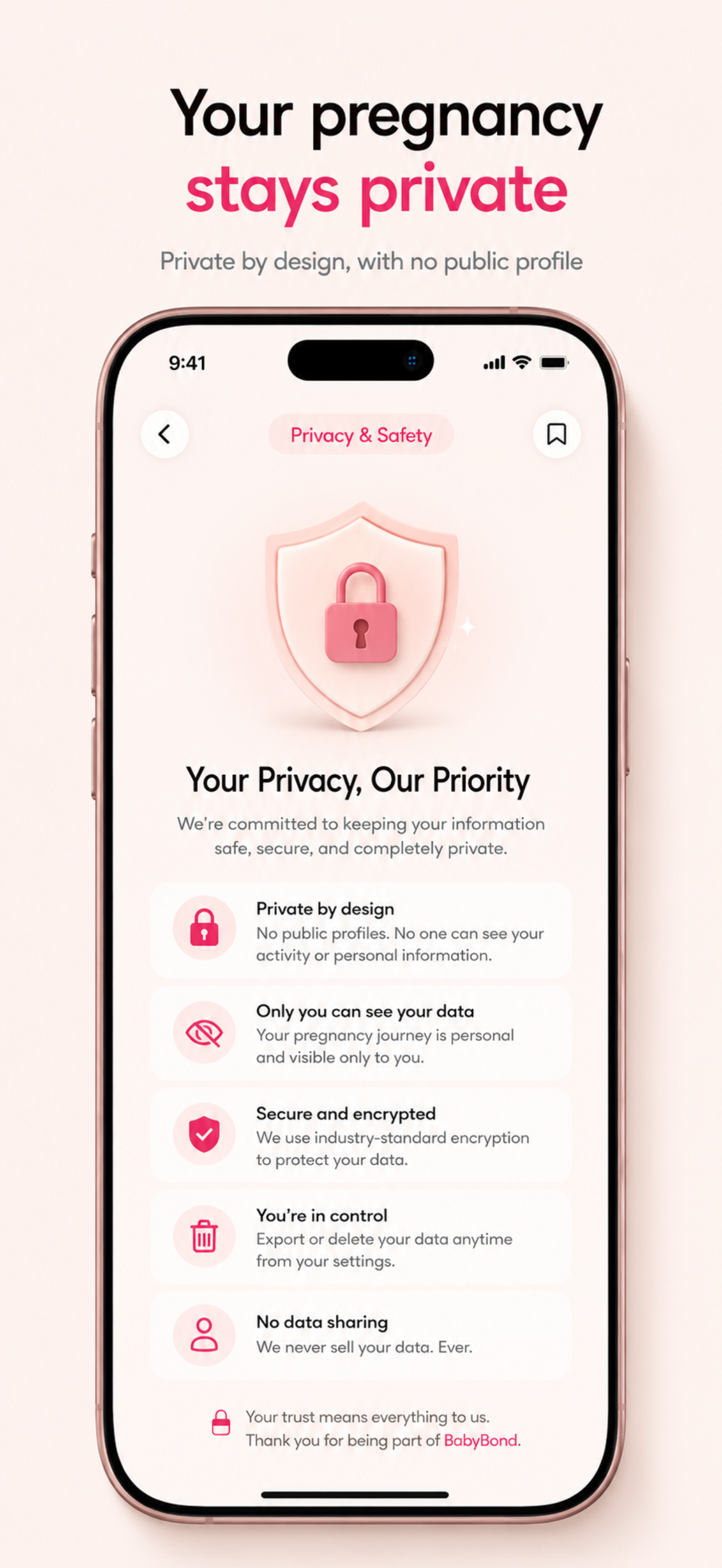 Pregnancy Tracker : Baby Bond screenshot 9